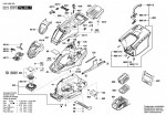 Bosch 3 600 HB9 508 Universalrotak 36-555 Lawnmower 36 V / Eu Spare Parts